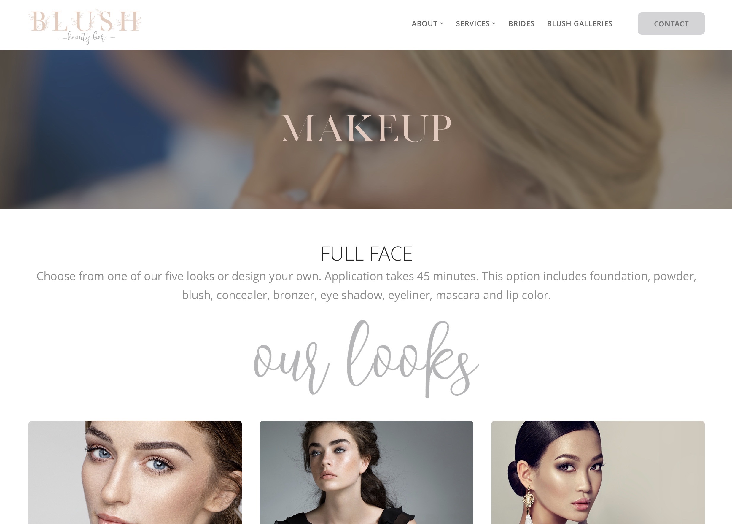 Book Now Blush Beauty Bar